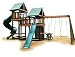 Monkey Playsystem Swing Set Green Package #3