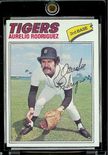 1977 Topps # 574 Aurelio Rodriguez Detroit Tigers Baseball Card