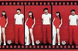 White Stripes (Filmstrip) Framed Music Poster Print - 24