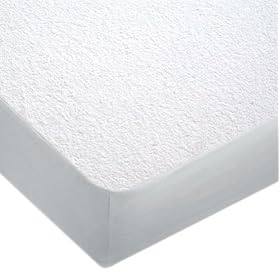 51NloC8wYPL. AA280  Comfort Shield Terry Waterproof Mattress Protector, White