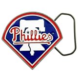 MLB Philadelphia Phillies Pewter Team Logo Belt Buckle