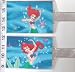 Search : Set of 2 Luggage Tags Made with Disney Little Mermaid Ariel Water Fabric