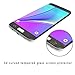 S7 Edge Screen Protector, ElecForU 3D Curved Edge Full Screen Coverage Tempered Glass Screen Protector Film for Samsung Galaxy S7 Edge 4G LTE 2016 ( Black Onyx)