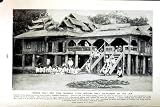 C1920 Holy Men Burma Buddhist Monastery Monks