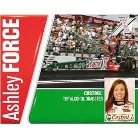 2006 Ashley Force Castrol Top Alcohol NHRA postcard