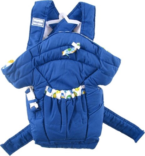 Luvable Friends Deluxe Soft Baby Carrier - Blue - baby carrier :  baby carriers