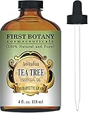 First Botany Cosmeceuticals Australian Tea Tree Oil, 4 fl. oz. with Glass Dropper