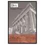 DAX 286036X Flat Face Wood Poster Frame with Plexiglas Window, 24 x 36 Inches, Black