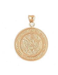 CleverEves 14K Gold Pendant Military Inspired 9.7 - Gram(s)
