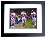 Victor Cruz, Mario Manningham, and Hakeem Nicks Autographed/Hand Signed New York Giants Receivers 8x