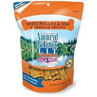 Natural Balance Sweet Potato and Fish Formula Dog Treats, 8-Ounce Bag