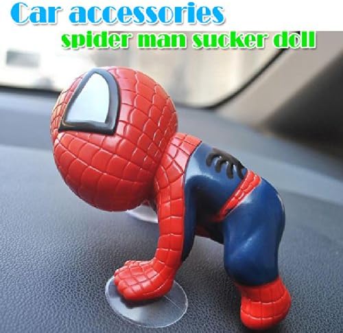 Greenwon 1pcs 16cm Spider Mantoy Climbing Spiderman Window Sucker Spider-man Doll Car Home Interior Decoration