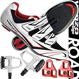 Venzo Road Bike For Shimano SPD SL Look Cycling Bicycle Shoes & Pedals 43