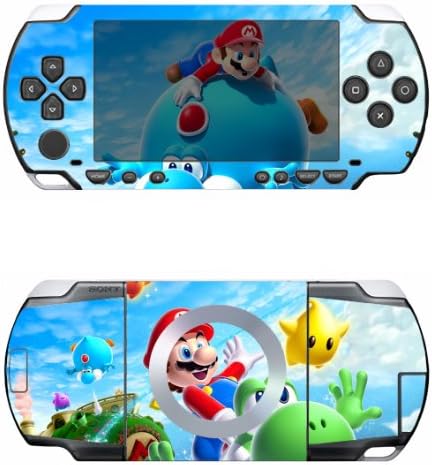 Super Mario Galaxy Vinyl Decal Skin Sticker for Sony PSP 1000