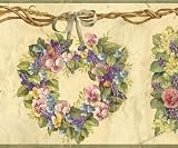Sage Wreath Collection Wallpaper Border