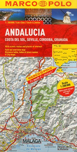 andalucia costa del sol seville cordoba marco polo maps