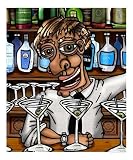Martini Phil Cuisine Giclee Poster Print by Jackson Van Ess, 20x24