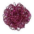 4.75" Sparkling Pink Magenta Curly Ball Christmas Ornament