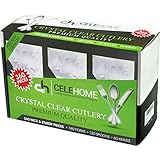Celehome Kitchen Plastic Cutlery Set - 360 Pieces