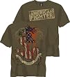 AMERICAN FIGHTER DRAGON GREEN T-SHIRT X-LARGE