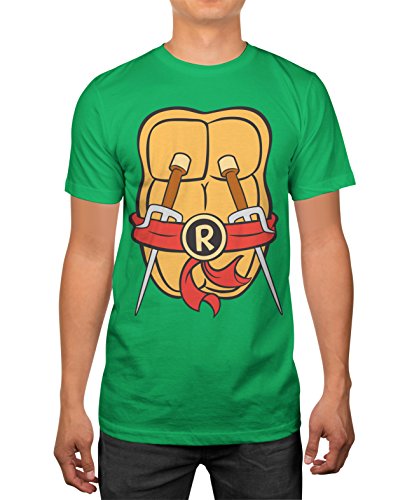 TMNT Teenage Mutant Ninja Turtles Mens Raphael Costume T-shirt M