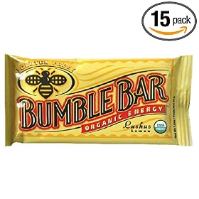 BumbleBar Organic Energy Lushus Lemon, 1.6 Ounce Bar (Pack of 15)