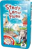 Schmidt Spiele 51212 - Stadt, Land, Fluss, Metalldose title=
