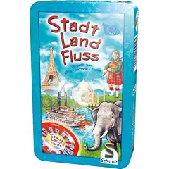 Schmidt Spiele 51212 - Stadt, Land, Fluss, Metalldose