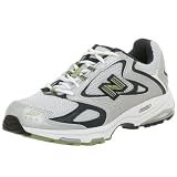  : New Balance Men's MR858 Running Shoe,Silver/Blue/Green,7.5 EEEE