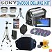 Sony DCR-DVD308 DVD Handycam Camcorder and Deluxe Accessory Outfit