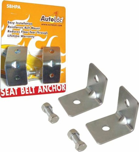 AutoLoc SBHPA Angled Seat Belt Anchor Plate Hardware Pack