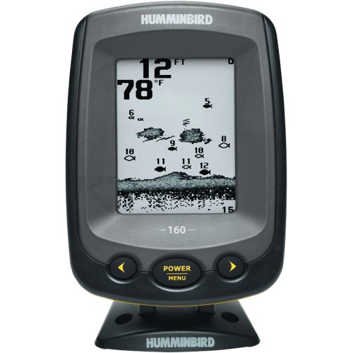 Humminbird PiranhaMAX 160 4-Inch Waterproof Fishfinder and Dual-Beam Transducer