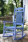 Review Patio Depot  / Spindle Back Adult Rocking Chair - Periwinkle