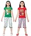 SINIMINI GIRLS PRINTED CAPRI SET (PACK OF 2) RS.797.00