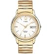 Timex 21942 Men's Round Analog Gold-Tone Dress Watch with Gold-Tone Expansion Band