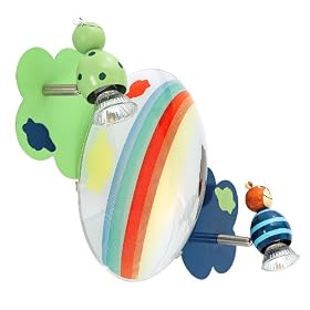 Eglo 88402A Taya, Multi-Colored, 3-Light Children's Light Fixture