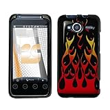 Black Yellow Red Flame Snap on Design Case Hard Case Skin Cover Faceplate f ....