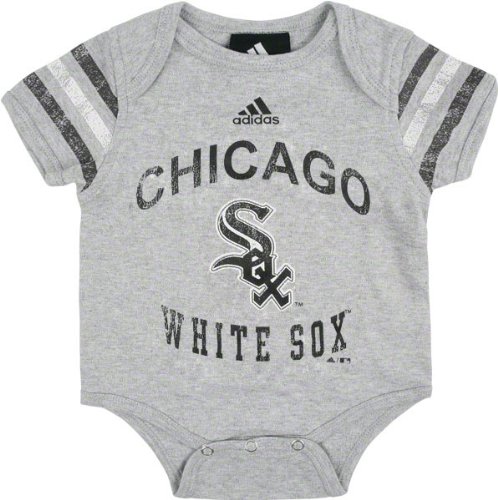 Chicago White Sox Infant Grey Foldover Neck Creeper