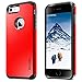 iPhone 7 Case, Evocel [Armure Séries] Hybrid Armor Protector Case [Dual Layer Protection][Raised Lip] For Apple iPhone 7 (4.7in) (2016 Release), Fire Engine Red