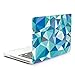 GMYLE Cae Compatible with Macbook Pro 13 A1278, Blue Geometric