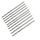 uxcell ツイストドリルビット　高速　スチール　スプリットポイント　40mmの全長　10個入り