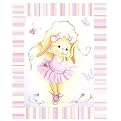Bunny Ballet - Pink (18x22)