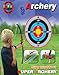 Toy Bow and Arrow Archery Set with Target and 3 Suction Cup Arrows