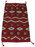 Handwoven Wool Southwestern Rug 20x40