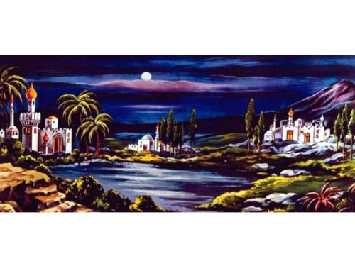 Fondale X Presepe Oriente Luna