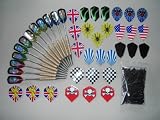 Dartpfeile 12 Stück mit 30 Flys und 100 Spitzen von Empire®Dart Dartpfeile 12 Stück mit 30 Flys und 100 Spitzen von Empire®Dart