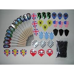 Dartpfeile 12 St�ck mit 30 Flys und 100 Spitzen von Empire�Dart