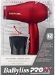 Babyliss Tourmaline Mini Folding Travel 1000 Watt Hair Dryer - Red