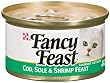 Fancy Feast Gourmet Cat Food, Cod Sole & Shrimp Feast, Classic 3-Ounce Cans (Pack of 24)