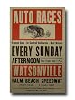1947 Palm Beach Speedway Poster Print